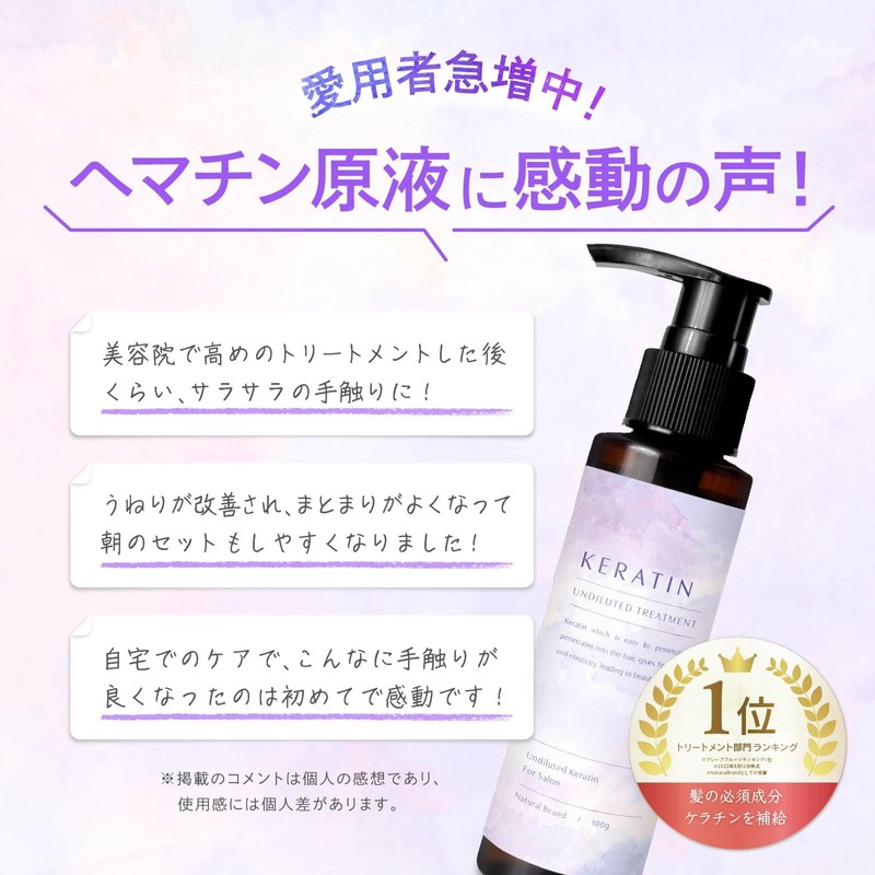 Keratin Solution for Salon Natural Keratin (100% Keratin Solution Glossy