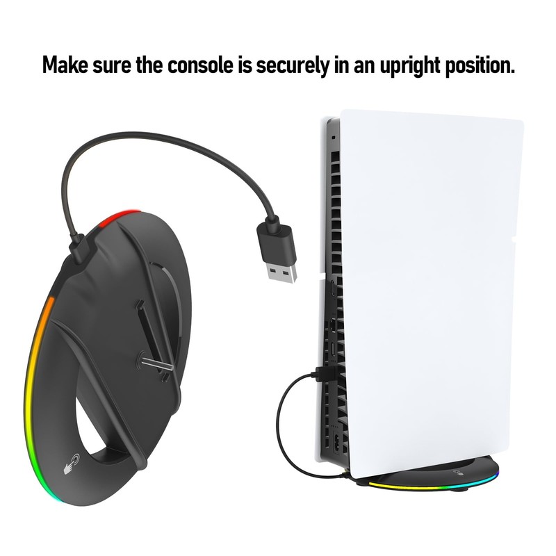 Vertical Stand for PS 5 Consoles, Base Stand for PS