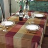 SASTYBALE Rectangle Tablecloth Checkered Style Polyester Table Cloth Spillproof Heavy