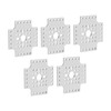 5pcs Hole Pattern Brackets Aluminum Alloy Holes Grid Plates for