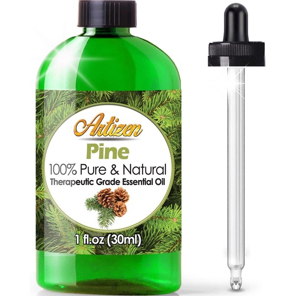 Artizen Pine Essential Oil (100% Pure & Natural - UNDILUTED) Therapeutic Grade - Huge 1oz Bottle - Perfect for Aromatherapy, Relaxation, Skin Therapy & More!