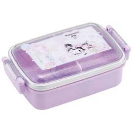 Skater RBF3ANAG-A Children's Bento Box, 1 Tier, 15.2 fl oz (450 ml), Fluffy Dome, Chrome, Sanrio, Antibacterial, For Kids, Made in Japan