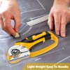 Cordless Electric Scissors - 4V Rechargeable Rotary Cutter with Safety