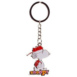 Snoopy keyring, gray
