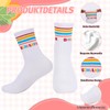 SummitEdge 2025 School Child Socks Girls Boys 25-34, Gift First