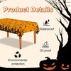 Halloween Table Cloth, Spooky Scary Pumpkin Bat Castle Halloween Decoration