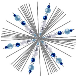 48 Pieces Christmas Snowflake Wire Forms Metal Snowflake Wire Xmas Bead Wire for DIY Jewelry Ribbon Charms Party Winter Decorations Craft Making Supplies (48 Pieces,6 Inch)