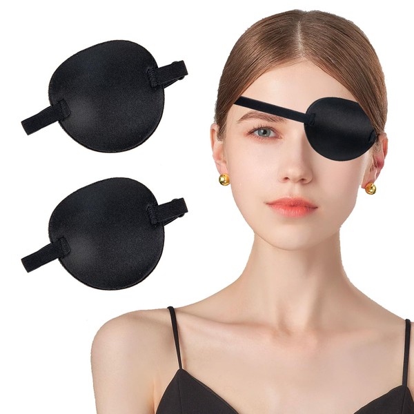 2pcs Eye Patches for Adults,Eye Patch Pirate Eye Patch Medical