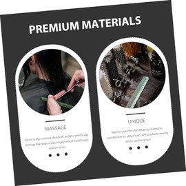 CORHAD 10Pcs Shampoo Brush Scalp Massage Brush Scalp Massaging Brush Scalp Comb Body Massager Bath Massage Brush Hair Scalp Brush Head Scrubber for Washing Hair Scalp exfoliator Bagged