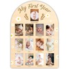 UIBOVA My First Year Photo Board, Daisy Baby Milestone Signs