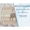 Goat with Curled Horns and Mandala-Style Patterns Cutting Board, Farm