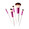 Ruby Kisses Juego Brochas Maquillaje Tamaño Viaje Polvo Base Mezcla