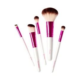 Ruby Kisses Juego Brochas Maquillaje Tamaño Viaje Polvo Base Mezcla Sombra Ojos Cejas Apto Viajes