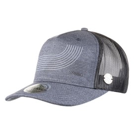 SABBOT Luke Snapback Cap, Modern Mesh Cap, Adjustable Trucker Hat, Baseball Cap, Stylish Sun Protection, Sports Cap, Summer Hat, Breathable, Ideal for Outdoor Use, darkblue