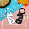 Memorial Gifts Sympathy Keychain for Loss Child of Dad Mom