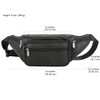 ZZNICK Genuine Leather Fanny Pack, Belt Bag, Multifunction Hip Bum