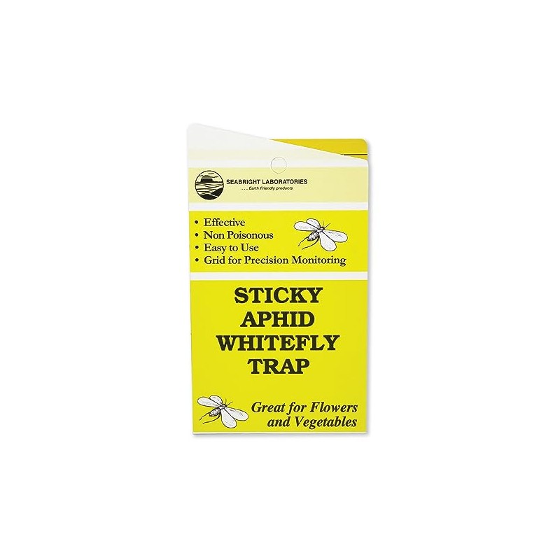 Yellow Sticky Aphid and Whitefly Traps - Pack of 15