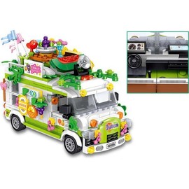 Artbox/Puzzle Sarang 604-Piece Mini Blocks - Fruit Truck / 아트박스퍼즐사랑 604피스 미니블럭 - 과일 트럭