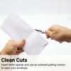Uncommon Desks Silver Letter Opener Knife - Smooth Metal Plated