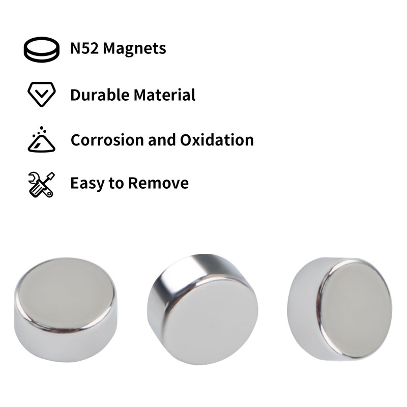 Imdinnogo 3D Printer Accessories 4×2mm Round Magnets Kit(20Pcs) for DIY
