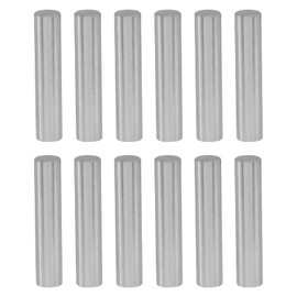 Murtenze 12 Pack 4mm x 20mm Stainless Steel Dowel Pin, Metal Silver Shelf Support Pin Fasten Elements for Shelves