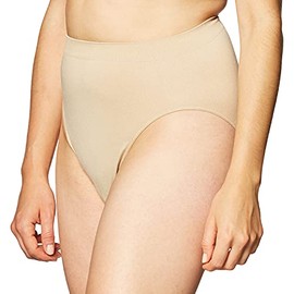 Bali womens Comfort Revolution Seamless Hicut briefs underwear, 1 Pack - Nude, 11 US