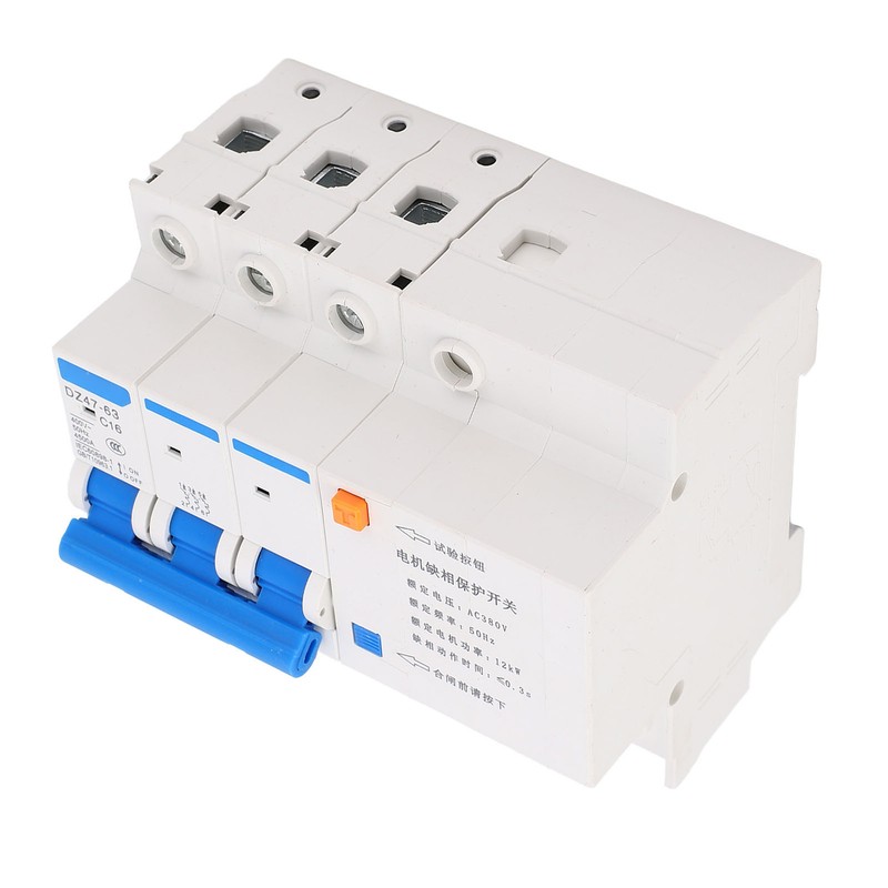 Phase Loss Protection Switch 3P 16A Rail Protector for Submersible