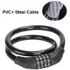 2 PACK Bike Locks Cable,Anti Theft Bicycle Lock Chain,4 Digit