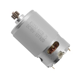 Teeth Motor, Cordless Electric Drill Motor Replacement RS550 18V 13 Teeth, For GSR 18-2-LI GSB 18-2-LI GSR18-2-LI GSB18-2-L1 PSB 1800 LI-2 PSB1800, Metal Housing, Power Tool Spare Part