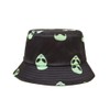 Women Men Ailen Bucket Hat Double-Side Reversible Fisherman Cap Summer