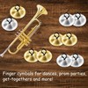 WUMUZAI Belly Dance Finger Cymbals 2.1 Inch Mini Hand Cymbals