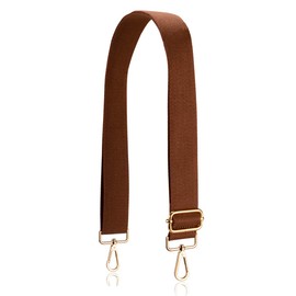 Allzedream Gurte für Crossbody Handtasche Riemen verstellbarer Ersatz Umhängetaschen Taschengurte Weiche Baumwolle (Braun)