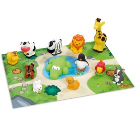HappyLand Happy Animal Collection For Children from 2 Years Animal Playset Animal Figures Plastic Animals Early Learning Centre Happy Land Toy Sets Zoo Playset Kids Figures