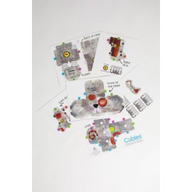 Stuff Cat | Cubles Build Your Own 3D Product Figures | A Sturdy No Glue No Scissors Activity | Cubles Build Your Own 3D Product Figures | A Sturdy No Glue No Scissors Activity