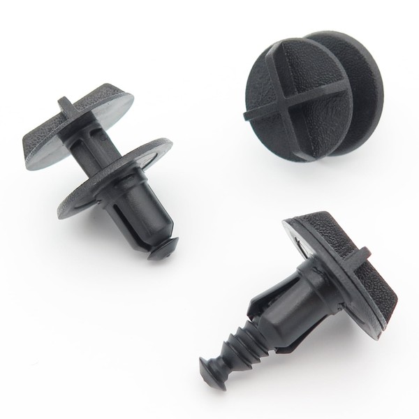VVO Fasteners Plastic Windscreen Cowl or Scuttle Panel Clip, Black