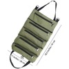 NTTR Large Rolling Tool Bag Canvas Wrench Tools Pouch with