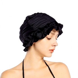 Plus Size Women's Swimming Cap Swim Cap Swim Gear Black