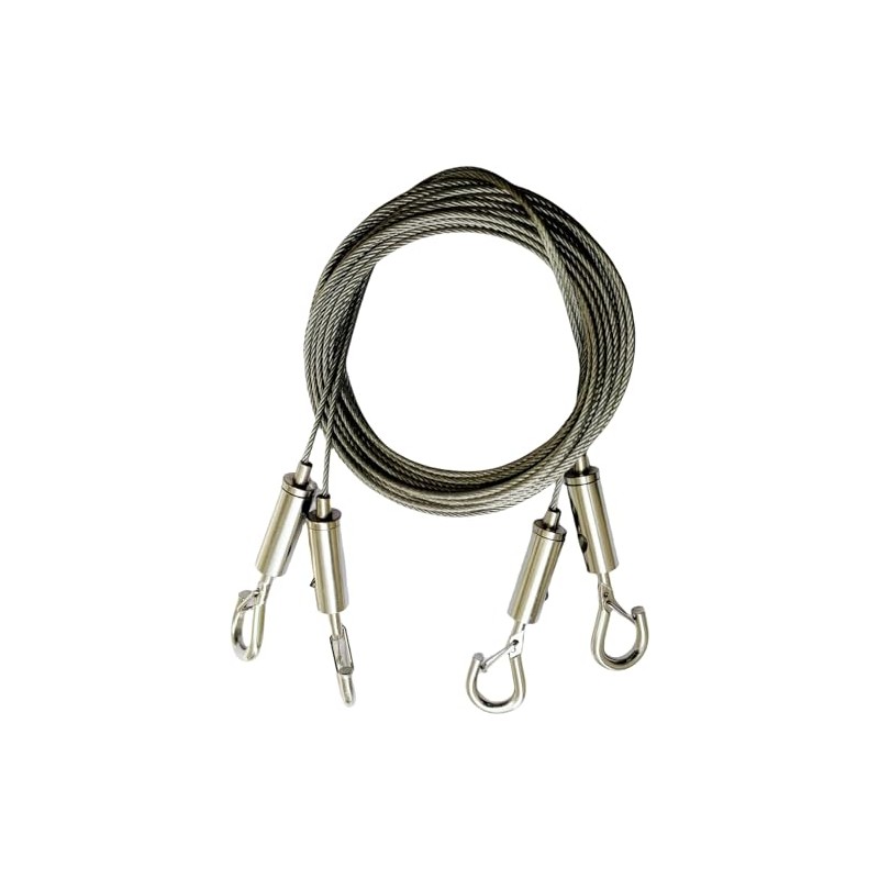 QLXHBOT Adjustable Picture Hanging Wire，6.6FT/2m Mirror Frame Kit, Heavy Duty