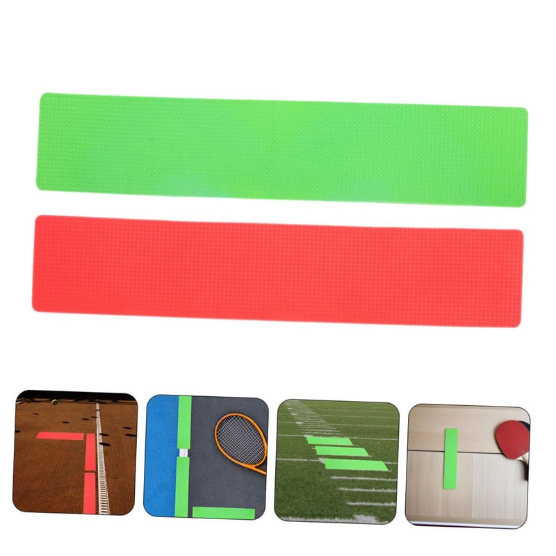 WOONEKY 6pcs Flat Rectangular Court Line Boundary Marker Set with