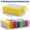 Coitak 6 PCS Diamond Polishing Pads, Diamond Sanding Blocks for