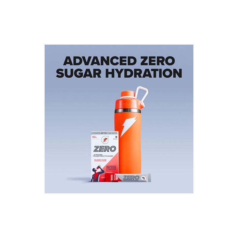 Gatorade Zero Sugar Electrolyte Powder Drink Mix - Orange