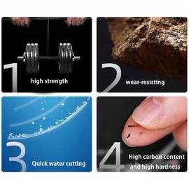 1 Piece 200 Meters Nylon Fishing Line, 0.4mm Fishing Wire Transparent Strong Tension Fishing Line for Fishing Hanging Crafts