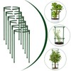 12Packs Plant Support Stake Half Round Plant Support, Stackable 3