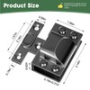 Glass Cabinet Door Hinges, 304 Stainless Steel, Hydraulic Soft Close,