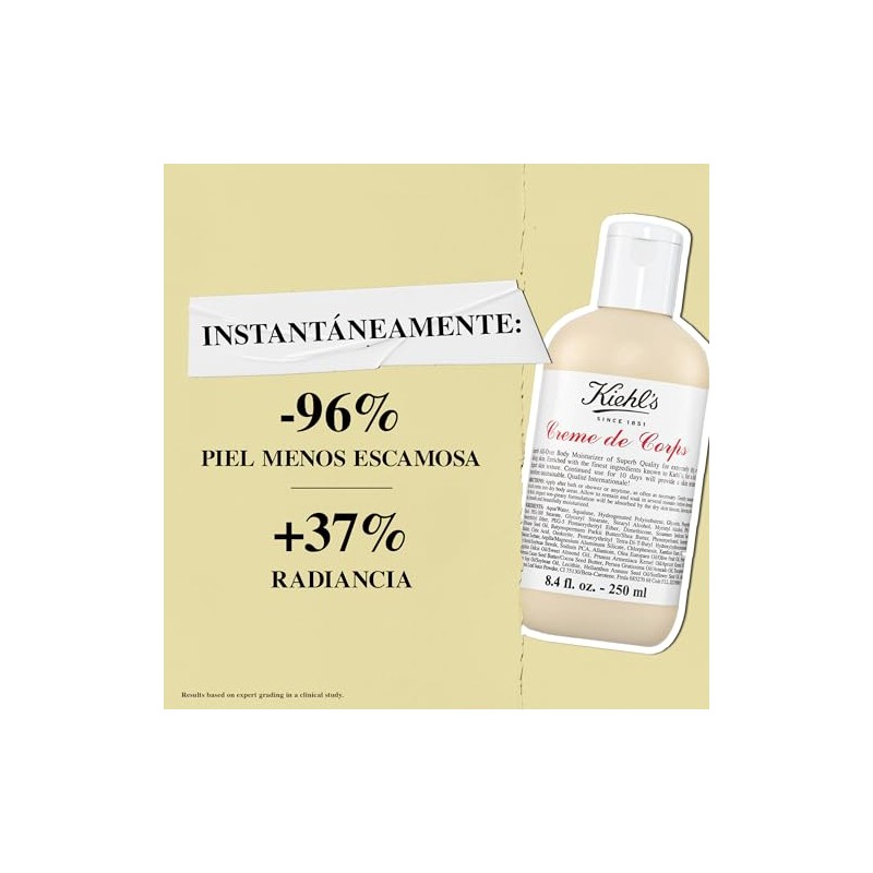 Kiehl’s Creme de Corps - Crema Corporal Hidratante, Para una