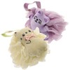 WOONEKY 2Pcs Cartoon Shower Loofah Boy Girl Bath Sponge Body