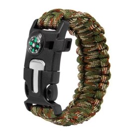 Mercader Digital Paquete De 10 Pulsera Supervivencia Táctica Paracord Mayoreo