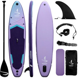 11”32“6 Premium Inflatable Stand Up Paddle Boards with Durable SUP Paddle Board Accessories Wide Stable Design Includes Backpack Required Parts Non-Slip Comfort Deck for Youth & Adults