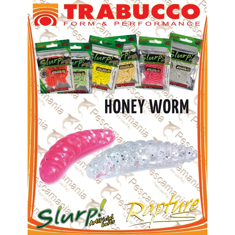 Pescamania Artificial Sea Trout Bee Maggots Fishing Device, Slurp Honey