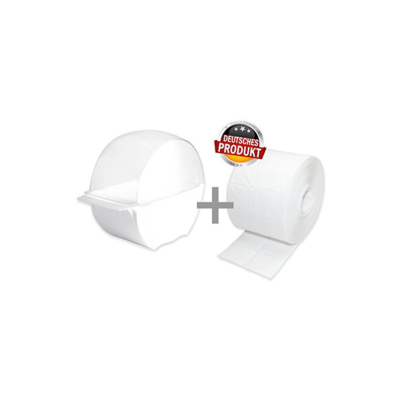 NAILFUN 1 Roll of 500 Nail Wipes in Dispenser